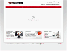 Tablet Screenshot of kaztronix.com